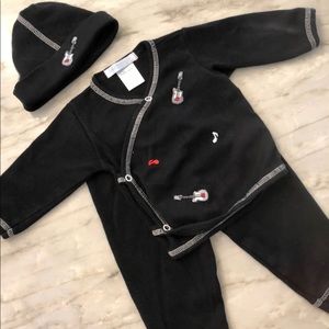 Denny’s clothing - 3pc Baby Rock N Roll 6m